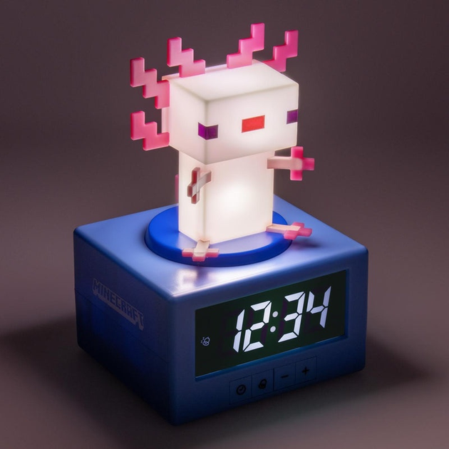 Будильник Paladone Icons Minecraft Axolotl 15 см (5056577762358) - зображення 3