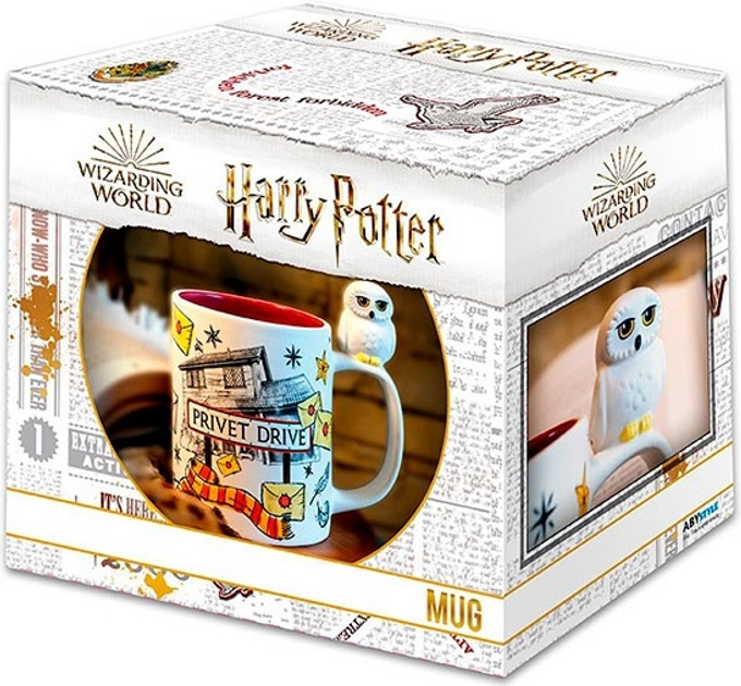 Kubek ABYstyle Harry Potter “Hedwig and Privet Drive” 3D 460 ml (3665361058540) - obraz 1