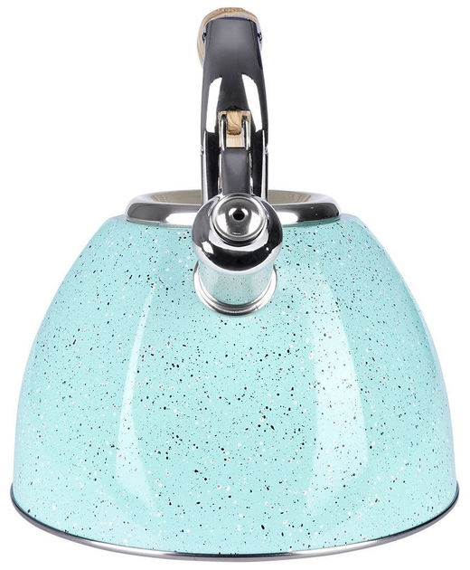 Czajnik Orion z gwizdkiem emaliowany Niebieski 3 l (8592381161804) - obraz 3