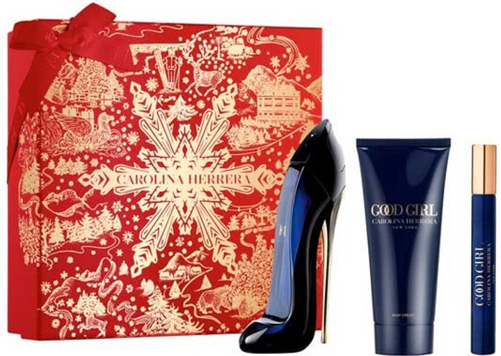 Набір для жінок Carolina Herrera Good Girl Парфумована вода 80 мл + Лосьйон для тіла 100 мл + Мініатюра Парфумована вода 10 мл (8411061122310) - зображення 1