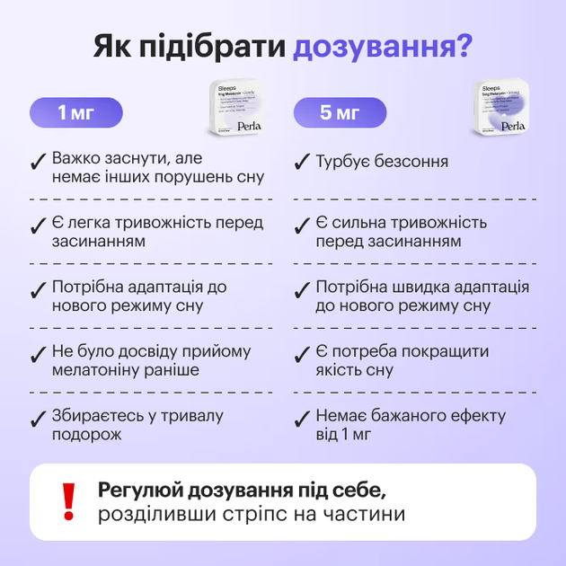 Мелатонин для сна и поддержки нервной системы, Sleeps 5 мг Strong, Perla Helsa, 30 стрипсов - изображение 10