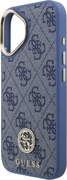 Панель Guess 4G Strass Logo MagSafe для iPhone 17 Blue (3666339529420) - зображення 6