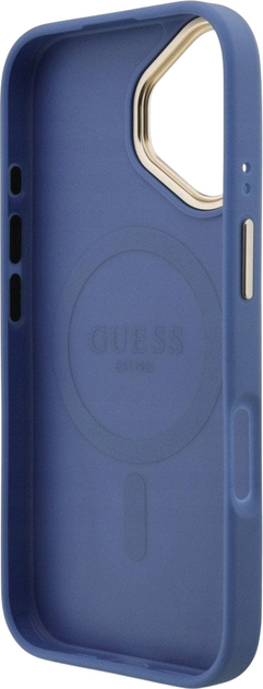 Панель Guess 4G Strass Logo MagSafe для iPhone 17 Blue (3666339529420) - зображення 7