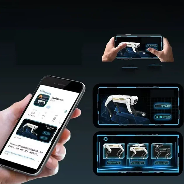 Интерактивный робот-собака на аккумуляторе Smart Dog управление пультом световые эффекты - Фото 5 Интерактивный робот-собака на аккумуляторе Smart Dog управление пультом световые эффекты - изображение 5