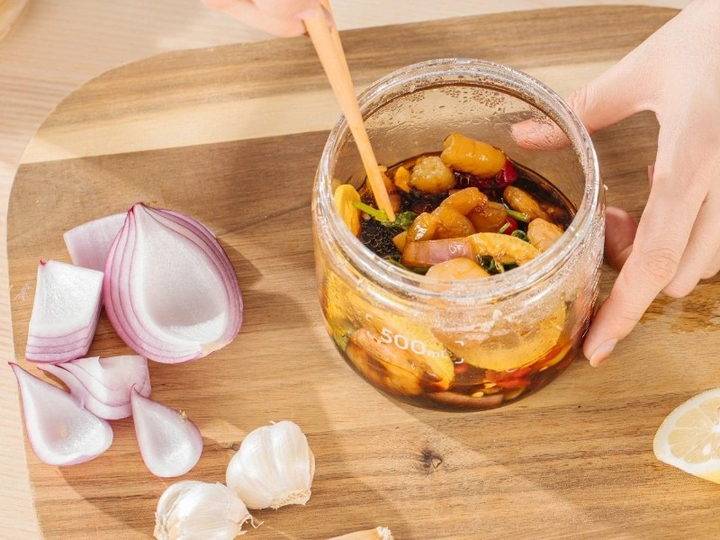 Zestaw słoików Buydeem Mellow Yellow szklanych 3 x 500 ml (6950386612547) - obraz 2