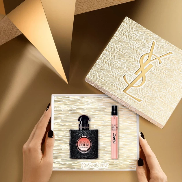 Zestaw damski Yves Saint Laurent Black Opium Woda perfumowana 30 ml + Miniatura Woda perfumowana 10 ml (3614274638417) - obraz 5
