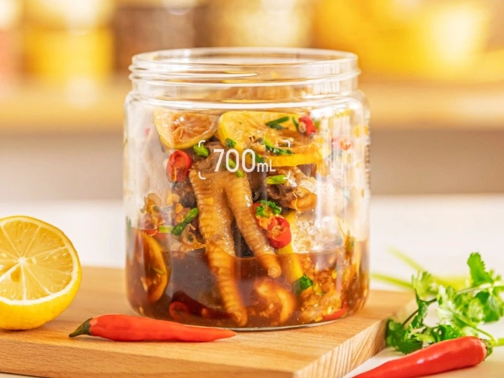 Zestaw słoików Buydeem Mellow Yellow szklanych 2 x 700 ml (6950386612561) - obraz 3