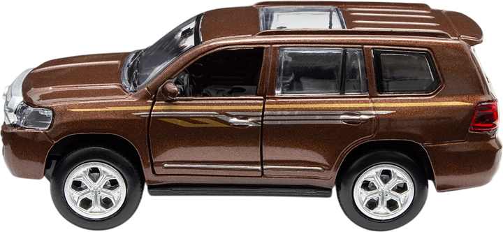 Автомодель Techno Drive Toyota Land Cruiser коричнева (KM250420