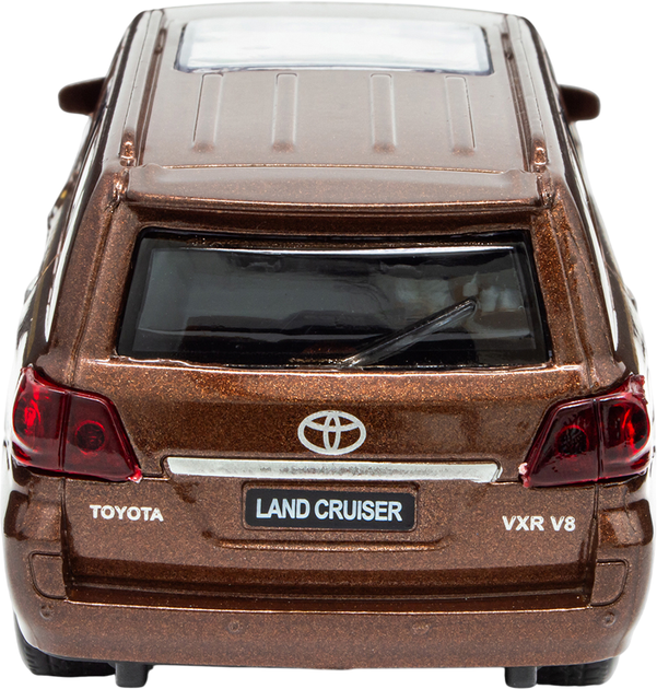 Автомодель Techno Drive Toyota Land Cruiser коричнева (KM250420