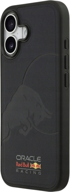 Etui Red Bull Meshed Debossed Bull MagSafe do Apple iPhone 17 Navy Blue (3666339526894) - obraz 3