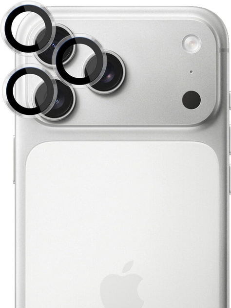 Захисне скло 3MK Hardy Lens Protection Pro do Apple iPhone 17 Pro/17 Pro Max Transparent (5903108664288) - зображення 2