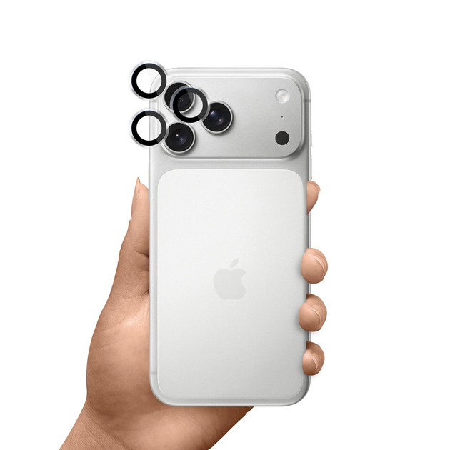 Захисне скло 3MK Hardy Lens Protection Pro do Apple iPhone 17 Pro/17 Pro Max Transparent (5903108664288) - зображення 5