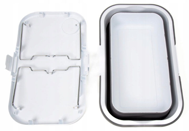 Кошик для пікніку Platinet PCP16WG складаний столик з ручками 16 л Білий (5907595459044) - зображення 2