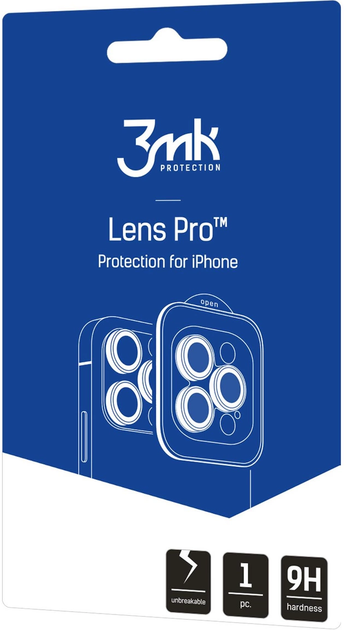 Захисне скло 3MK Lens Protection Pro do Apple iPhone 17 Pro/17 Pro Max Blue (5903108670043) - зображення 6