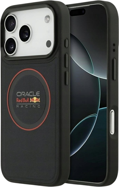 Etui Red Bull Meshed Red Ring & Metal Buttons MagSafe do Apple iPhone 17 Pro Navy Blue (3666339526832) - obraz 1