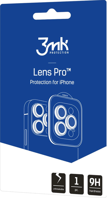 Захисне скло 3MK Lens Protection Pro do Apple iPhone 17 Pro/17 Pro Max Black (5903108664226) - зображення 6