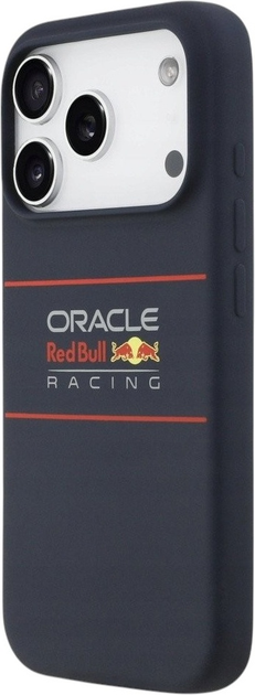 Панель Red Bull Silicone Horizontal Centered Logo MagSafe для Apple iPhone 17 Pro Navy Blue (3666339527563) - зображення 3