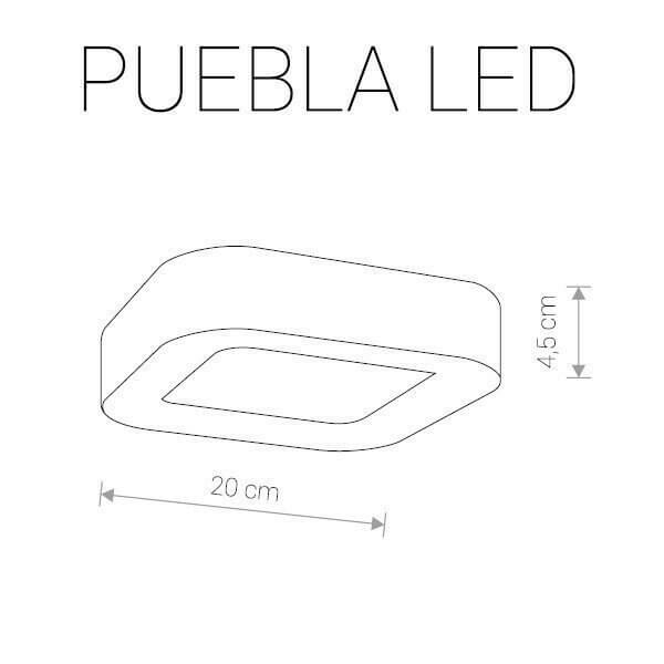 Вуличний стельовий світильник Nowodvorski PUEBLA LED 9513 - зображення 3