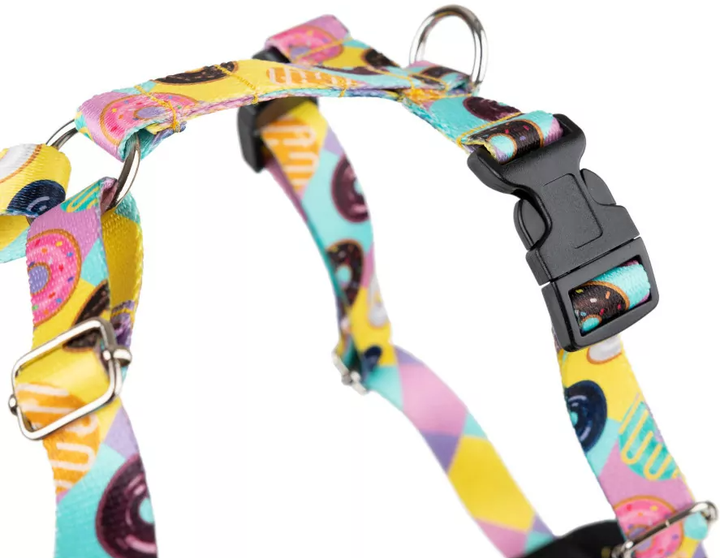 Шлея регульована для собак Amiplay BeHappy Discovery XL Donut (5907563298026) - зображення 4