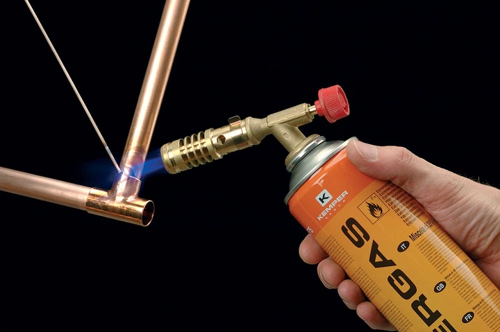 Palnik gazowy Kemper z butlą do lutowania 600 ml (10/2-T1047) - obraz 2