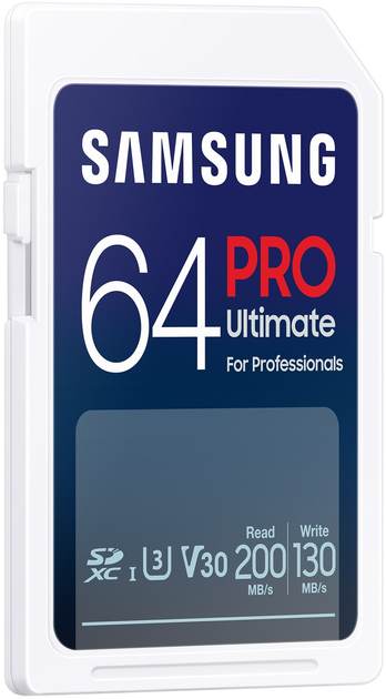 Карта пам'яті Samsung PRO Ultimate SDXC 64GB UHS-I U3 V30 (MB-SY64S/WW) - зображення 3