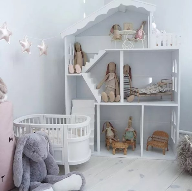 Regał na książki Kik Lulilo Calla dla dzieci półka domek na zabawki 2 w 1 XXL 116 cm (KX5547) (5903039727670) - obraz 2