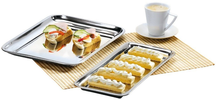 Taca do serwowania Orion stalowa 39 x 2 x 17 cm (8592381003692) - obraz 4