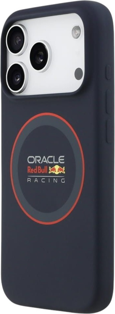 Панель Red Bull Silicone Red Ring MagSafe для Apple iPhone 17 Pro Navy Blue (3666339527327) - зображення 3
