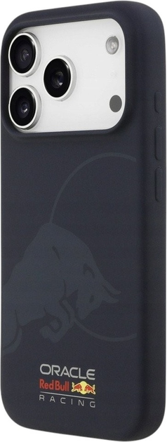 Панель Red Bull Silicone Single Bull Logo MagSafe для Apple iPhone 17 Pro Navy Blue (3666339527648) - зображення 3