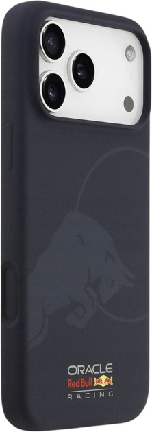 Etui Red Bull Silicone Single Bull Logo MagSafe do Apple iPhone 17 Pro Max Navy Blue (3666339527655) - obraz 4