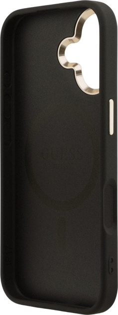 Панель Guess 4G Triangle Logo MagSafe для iPhone 17 Black/Gold (3666339520953) - зображення 7
