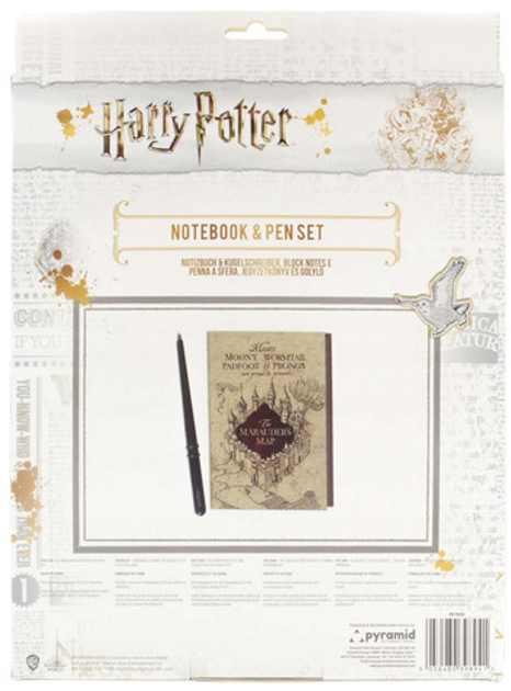 Notatnik z długopisem Pyramid Harry Potter The Marauder's Map Premium SR74636 (5056480398941) - obraz 6