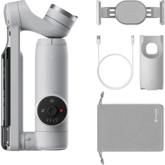 Стабілізатор відеозйомки Insta360 Flow Pro Grey [127611] - зображення 6