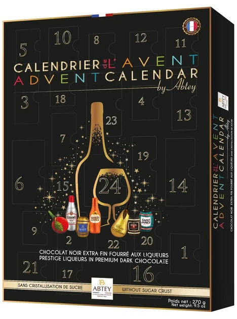 Адвент календарь Abtey Prestige Chocolate Liqueur Selection Christmas Advent 270 г - Фото 1 Адвент календарь Abtey Prestige Chocolate Liqueur Selection Christmas Advent 270 г - зображення 1