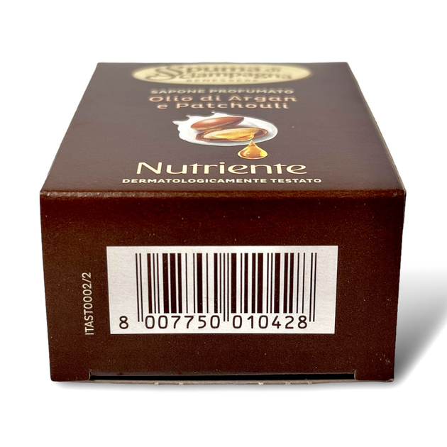 Мыло твердое с Аргановым Маслом и Маслом Пачули Spuma Di Sciampagna Soap With Argan Oil And Patchouli 90 г - изображение 5
