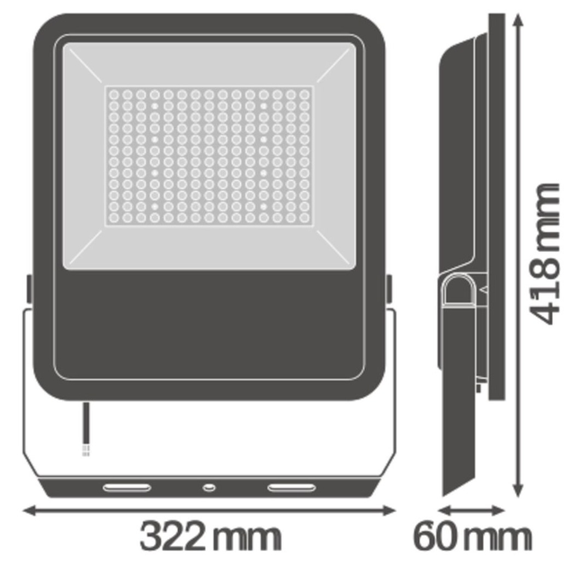 Naświetlacz LEDVANCE asymetryczny 15000 lm 105W 840 IP65 (4058075539761) - obraz 2