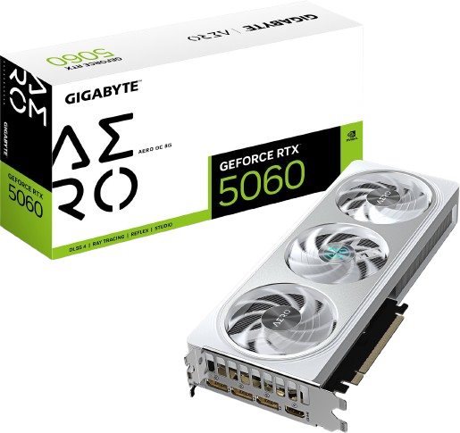 Відеокарта GeForce RTX 5060 8GB Gigabyte Aero OC (GV-N5060AERO OC-8GD) - изображение 3
