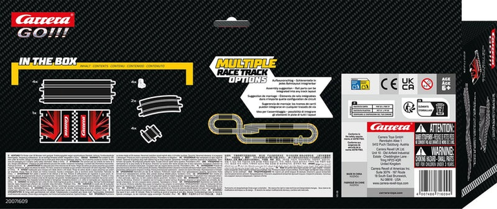 Набір для розширення Carrera GO!!! Super Hump 3 шт. (4007486716094) - зображення 4