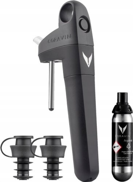 Система для зберігання вина Coravin Pivot сіра (850014752149) - зображення 1