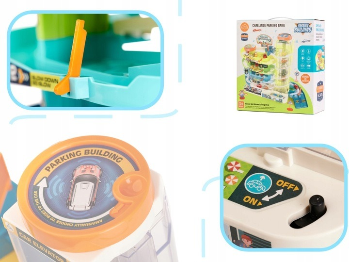 Паркінг гараж KIK 4 рівні електричний ліфт 6 автомобілів KX5588 (5903039727045) - зображення 4