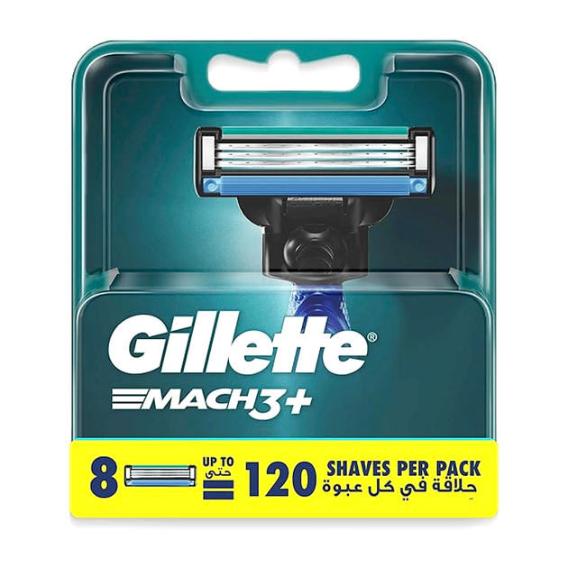 Сменные кассеты для бритья Gillette Mach3, 8 шт - Фото 2 Сменные кассеты для бритья Gillette Mach3, 8 шт - изображение 2