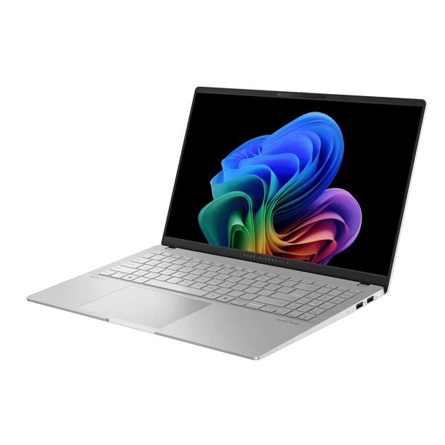 Ноутбук ASUS Vivobook S 15 K5507QA Snapdragon® X Plus X1P 42 100 до 3, 4 ГГц, 15, 6'', 3K, OLED, 120 Гц, 16 ГБ LPDDR5X, 1 ТБ SSD, графический Qualcomm® Adreno™, Windows 11 Home, Cool Silver - изображение 5