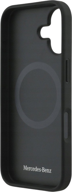 Etui plecki Mercedes Leather The Move MagSafe do iPhone 17 Black (3666339506667) - obraz 7