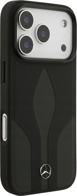 Панель Mercedes Leather The Move MagSafe для iPhone 17 Pro Black (3666339506681) - зображення 4