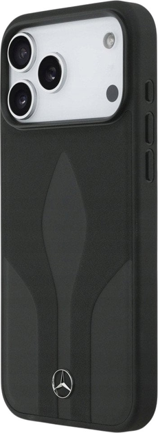 Панель Mercedes Leather The Move MagSafe для iPhone 17 Pro Max Black (3666339506698) - зображення 2