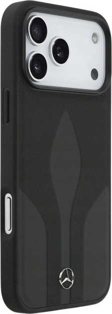 Панель Mercedes Leather The Move MagSafe для iPhone 17 Pro Max Black (3666339506698) - зображення 4