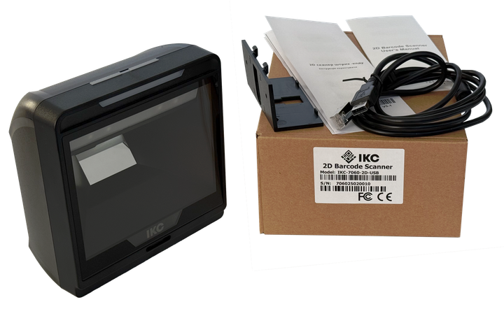 Сканер штрих-кодів ІКС-7060 (IKC-7060-2D-USB) - зображення 7