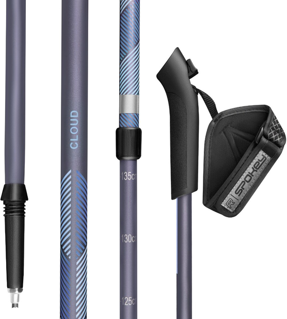 Teleskopowe kije Spokey CLOUD do nordic walking (5905339454218) - obraz 4