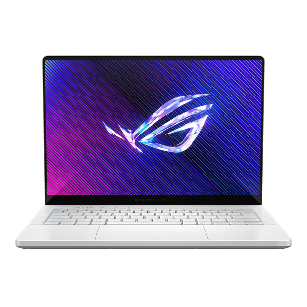 Ноутбук Asus ROG Zephyrus GA403UI- QS033W 14 WQXGA 120Hz, AMD R9- 8945HS, 16GB, 1TB SSD, GeForce RTX 4070 8GB, Windows 11 Home, білий - Фото 1 Ноутбук Asus ROG Zephyrus GA403UI- QS033W 14 WQXGA 120Hz, AMD R9- 8945HS, 16GB, 1TB SSD, GeForce RTX 4070 8GB, Windows 11 Home, білий - зображення 1