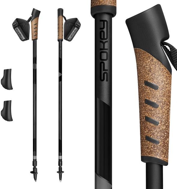 Teleskopowe kije Spokey PEAK do nordic walking (5905339448132) - obraz 1